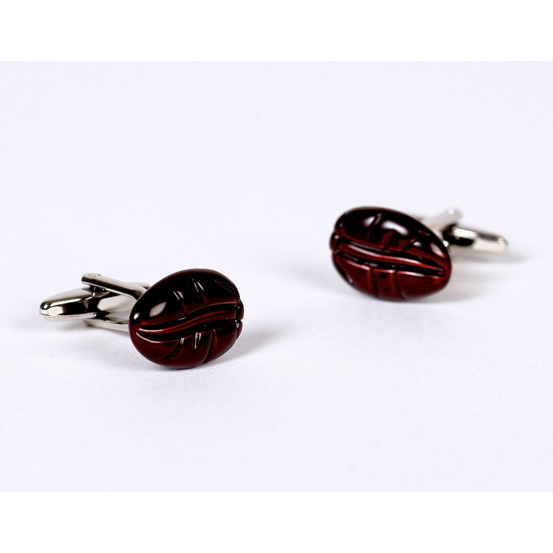 Boutons de manchette Café