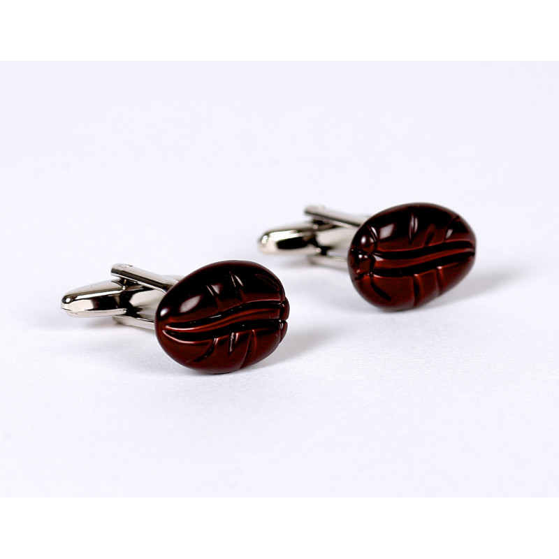 Boutons de manchette Café
