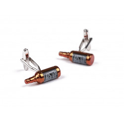 Bourbon Bottle Cufflinks