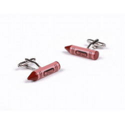 Red Crayon Cufflinks