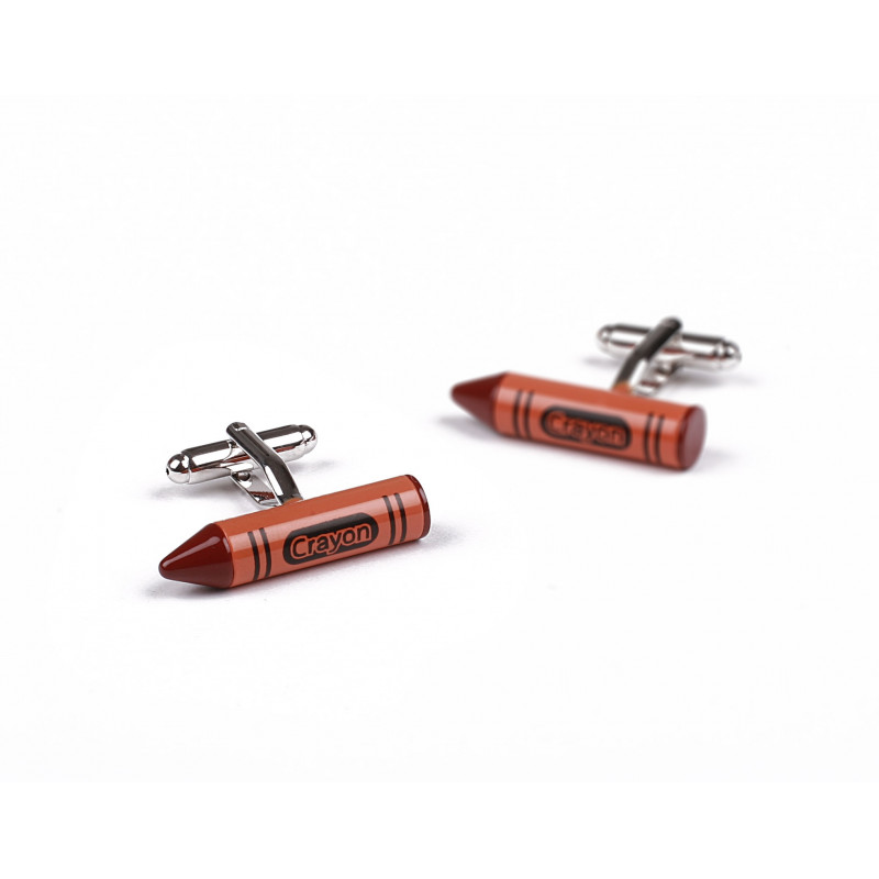 Boutons de manchette Crayola orange