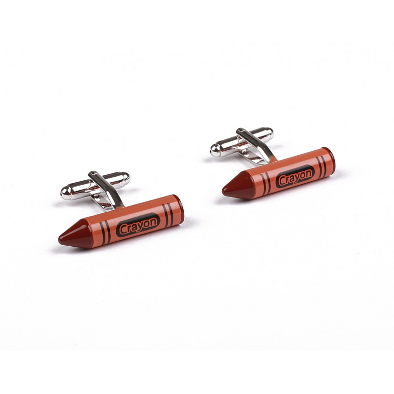 Boutons de manchette Crayola orange