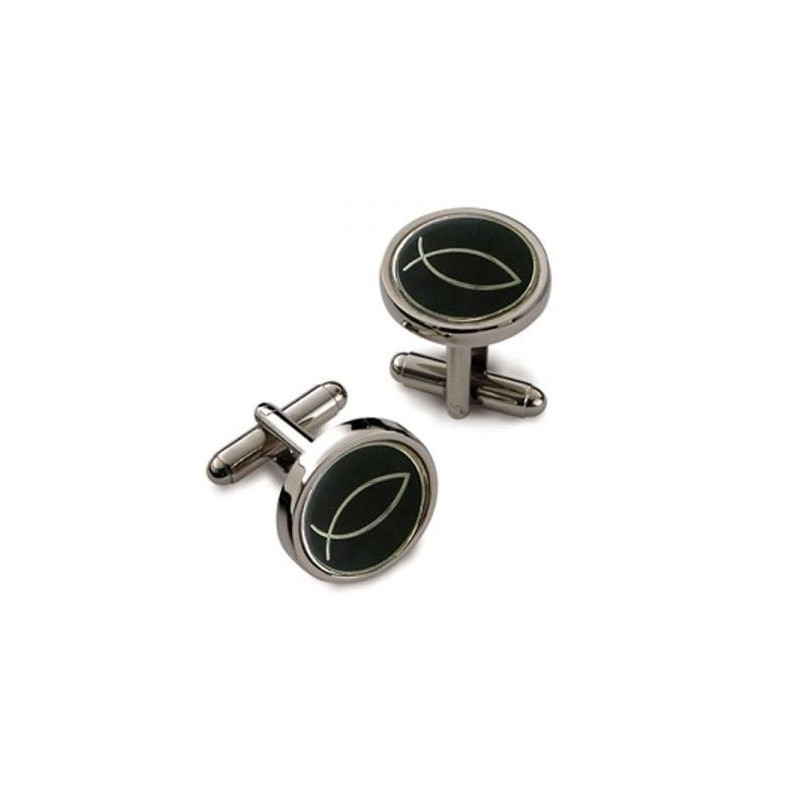 Boutons de manchette Ichtus II