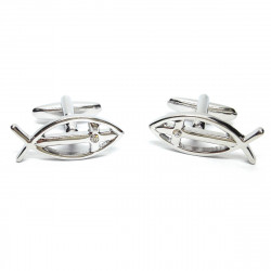 Ichthys Fish Cufflinks IV