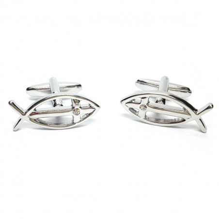 Ichthys Fish Cufflinks IV