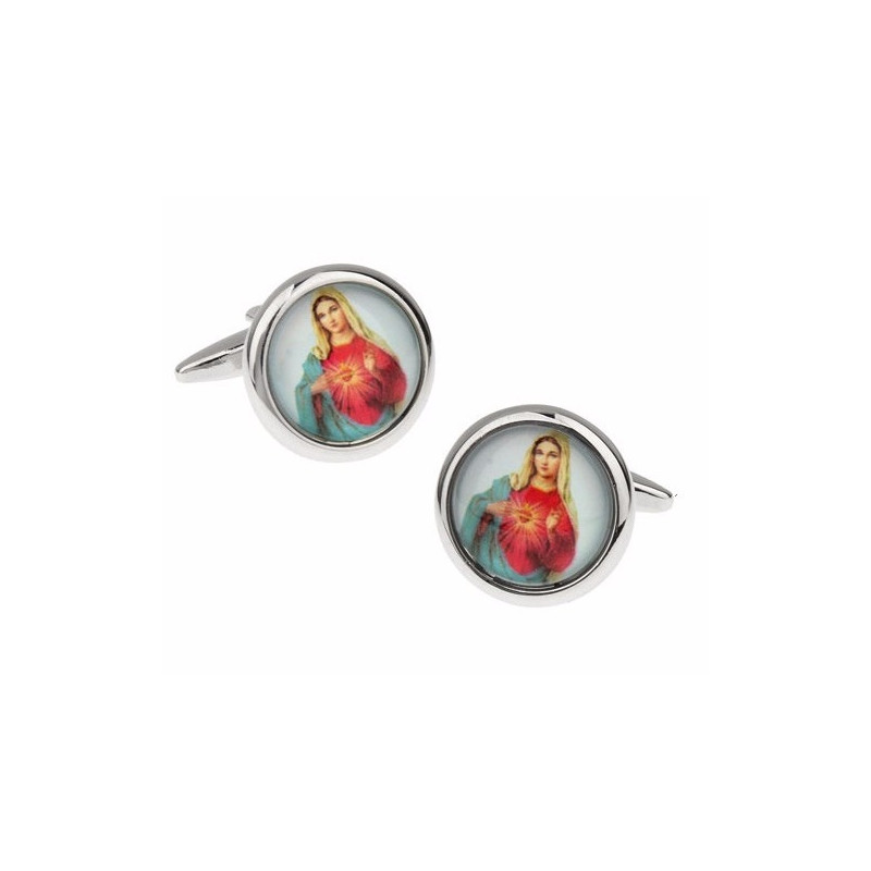 Sacred Heart of Mary Cufflinks