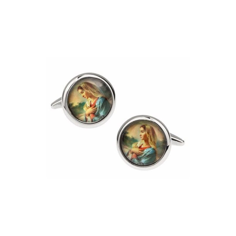 Virgin Mary Cufflinks