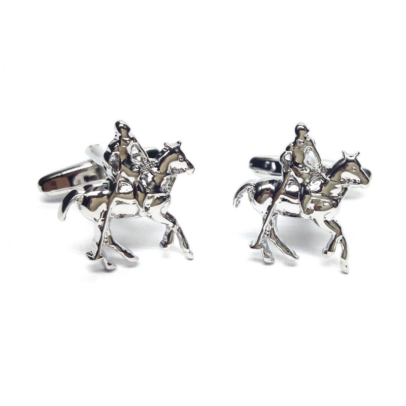 Boutons de manchette Joueur de polo