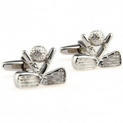 Golf Clubs & Ball Cufflinks
