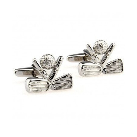 Golf Clubs & Ball Cufflinks