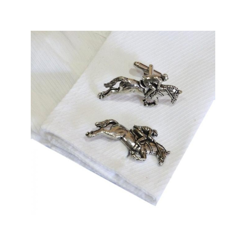 Cavalier Cufflinks (Horse & Rider)