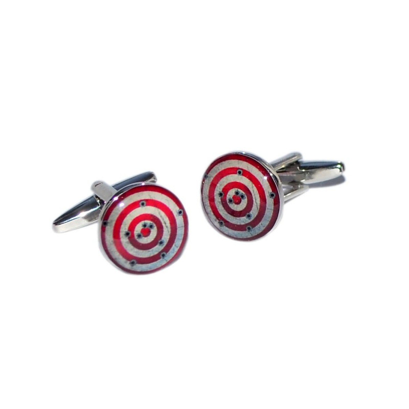 Boutons de manchette Cible