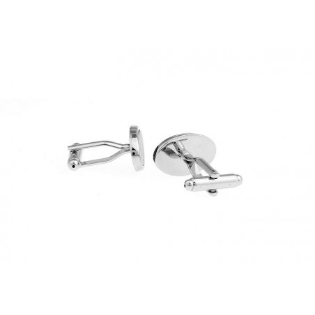 Iridescent Mother-of-Pearl Cufflinks (Oval)