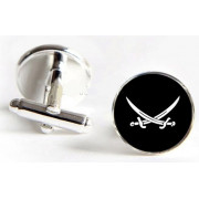 Gemelolandia Boutons De Manchette Pirate Timon Avec Chapeau De Paille - Accessoire Original