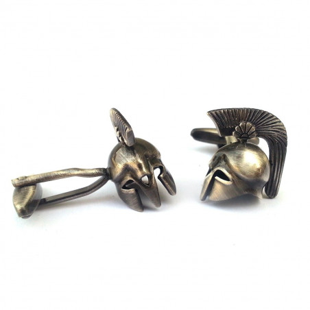 Ancient Warrior Helmet Cufflinks
