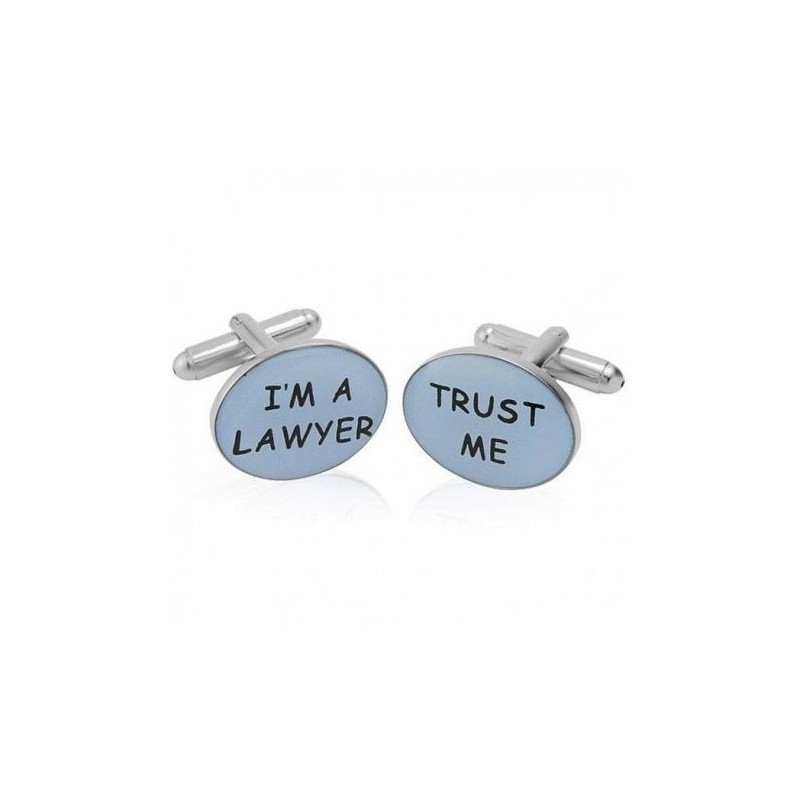 "Trust Me, I'm a Lawyer" Cufflinks