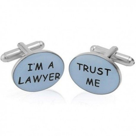 "Trust Me, I'm a Lawyer" Cufflinks