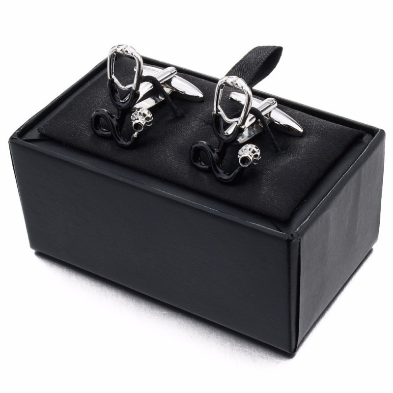 Boutons de manchette Stéthoscope