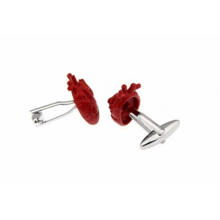 Human Heart Cufflinks