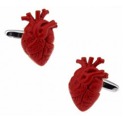 Human Heart Cufflinks