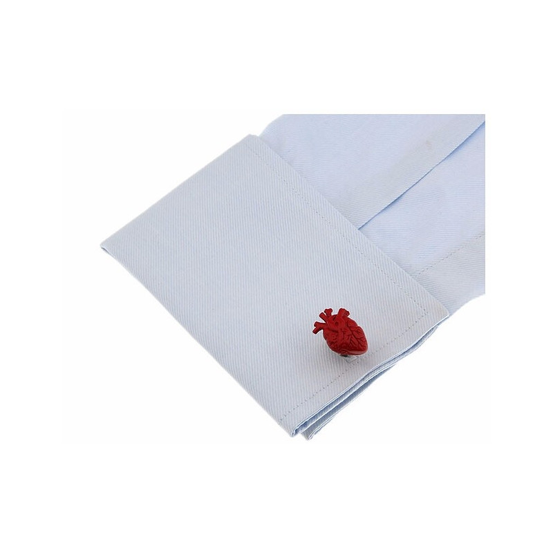 Human Heart Cufflinks