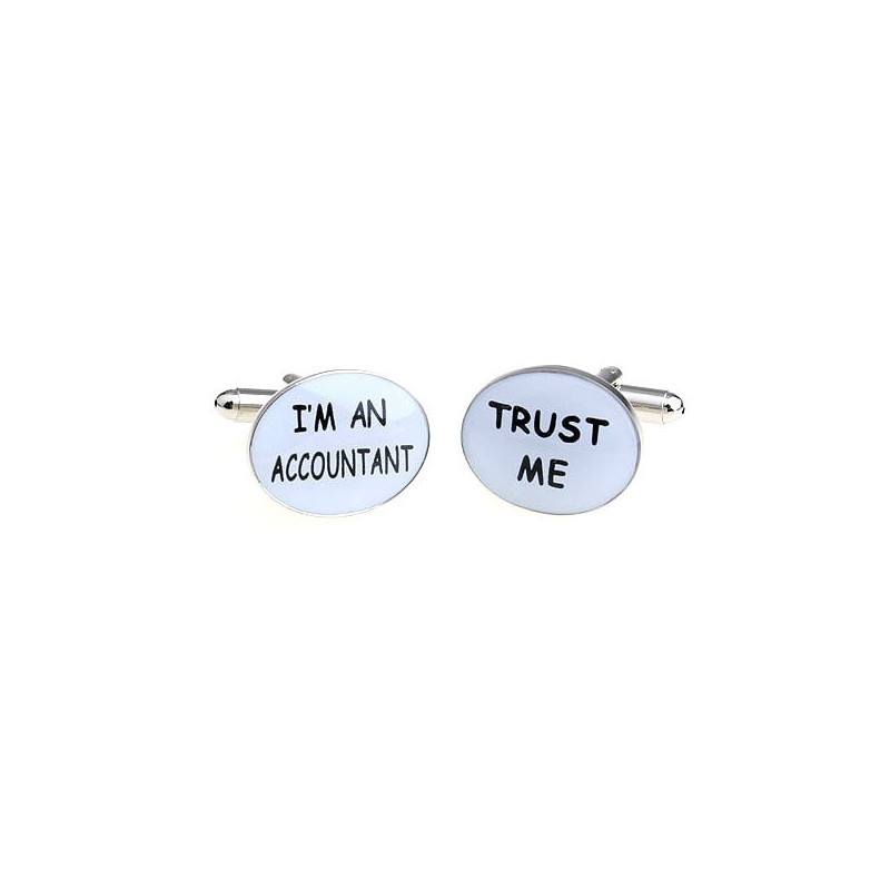 Boutons de manchette Trust Me, I'm an accountant (2)