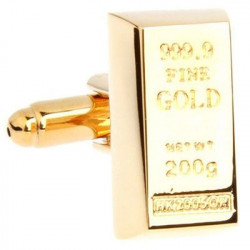 Gold Bar Cufflinks