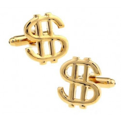 Gold Dollar Cufflinks