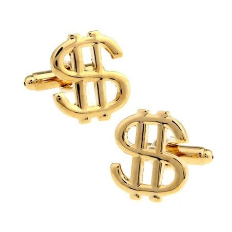 Gold Dollar Cufflinks