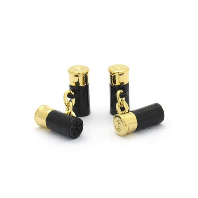 Boutons de manchette Cartouches Noires