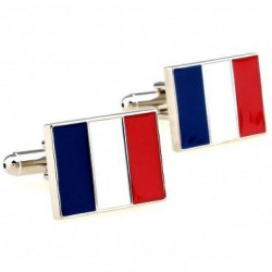 French Flag Cufflinks