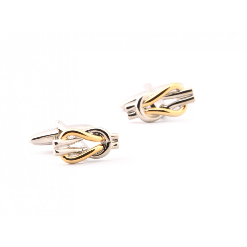 "How Deep Is Your Love" Knot Cufflinks