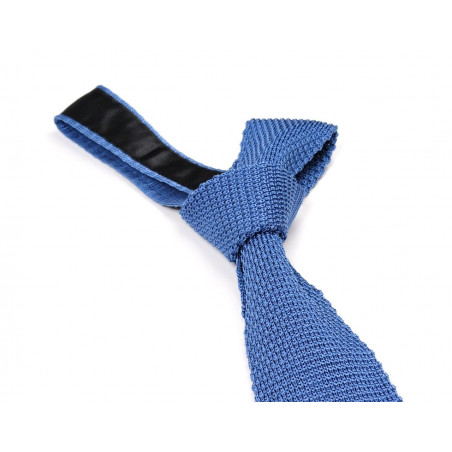 Knitted tie, angora-free