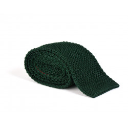 Tortoise brown knitted tie