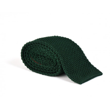 Tortoise brown knitted tie