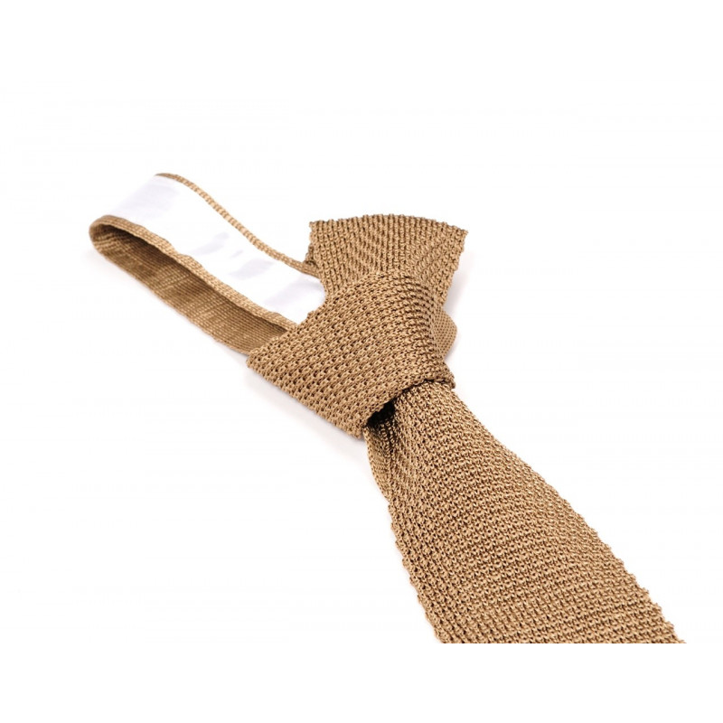 Fox Brown Knit Tie