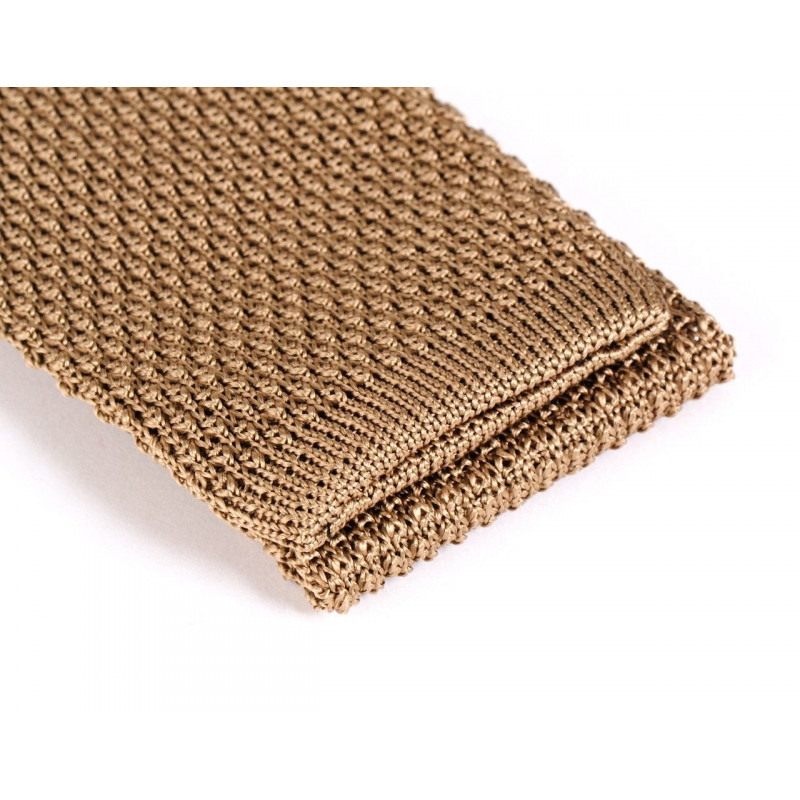 Fox Brown Knit Tie