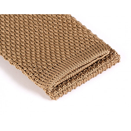 Fox Brown Knit Tie