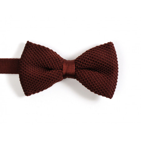 Nœud papillon marron loup