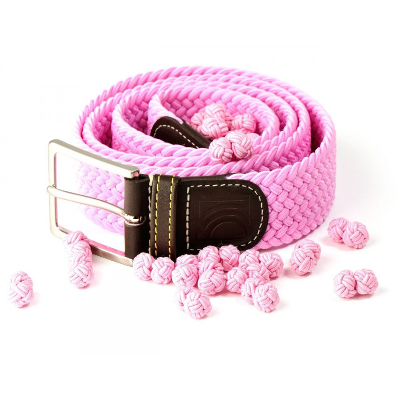 Pink Lady braided belt