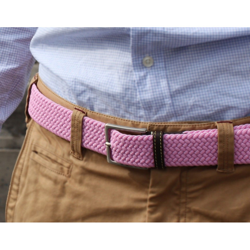 Pink Lady braided belt