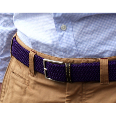 Sangria braided belt