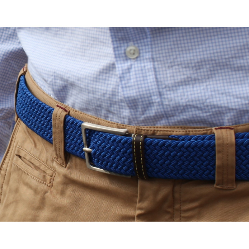 Blue Lagoon braided belt