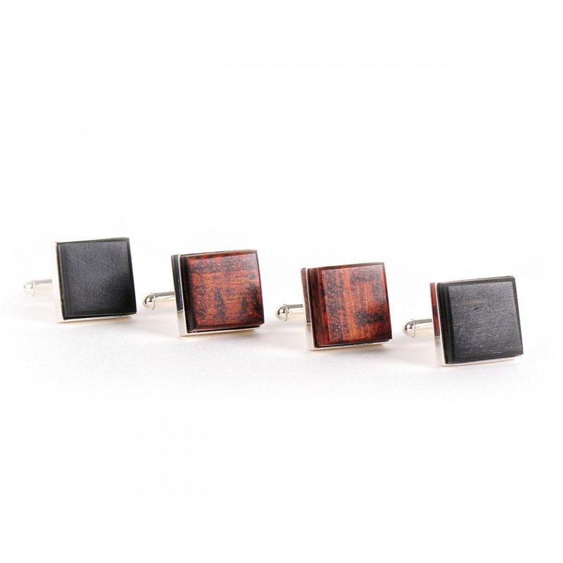 Boutons de manchette Ensemble Bois
