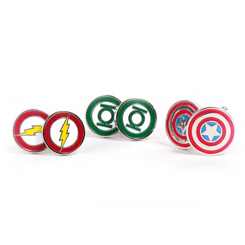 Boutons de manchette Ensemble Héros