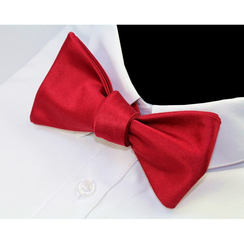 Pre-tied satin bow tie