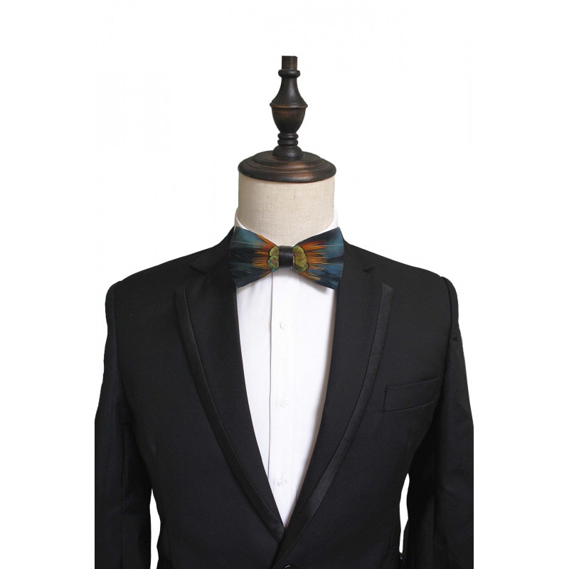 Duck feather bow tie III