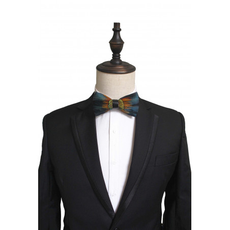 Duck feather bow tie III