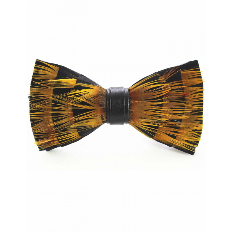Duck feather bow tie IV