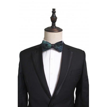 Crow feather bow tie